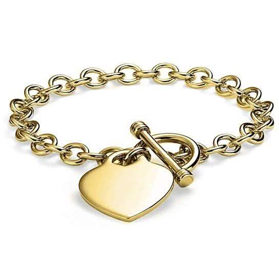 Heart Charm Toggle Bracelet DailySale