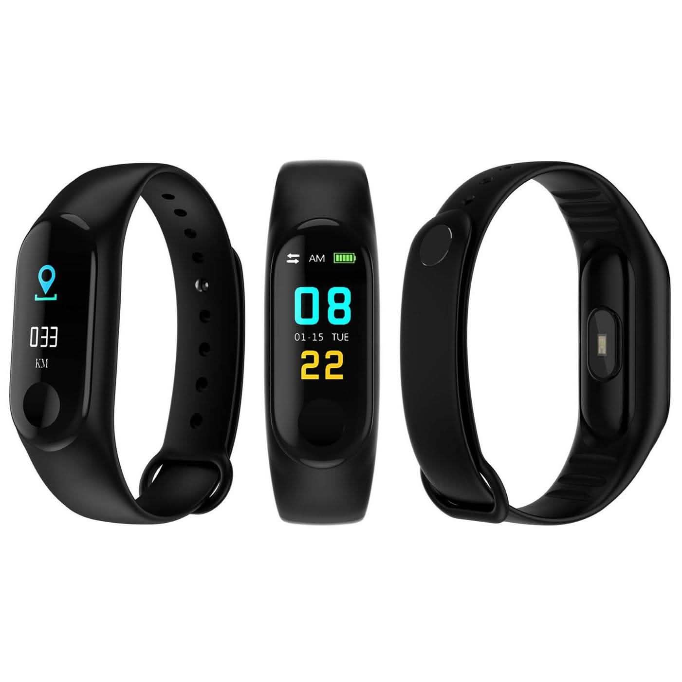 Heart-Rate and Sleep-Monitoring Activity Tracker with Color Display DailySale