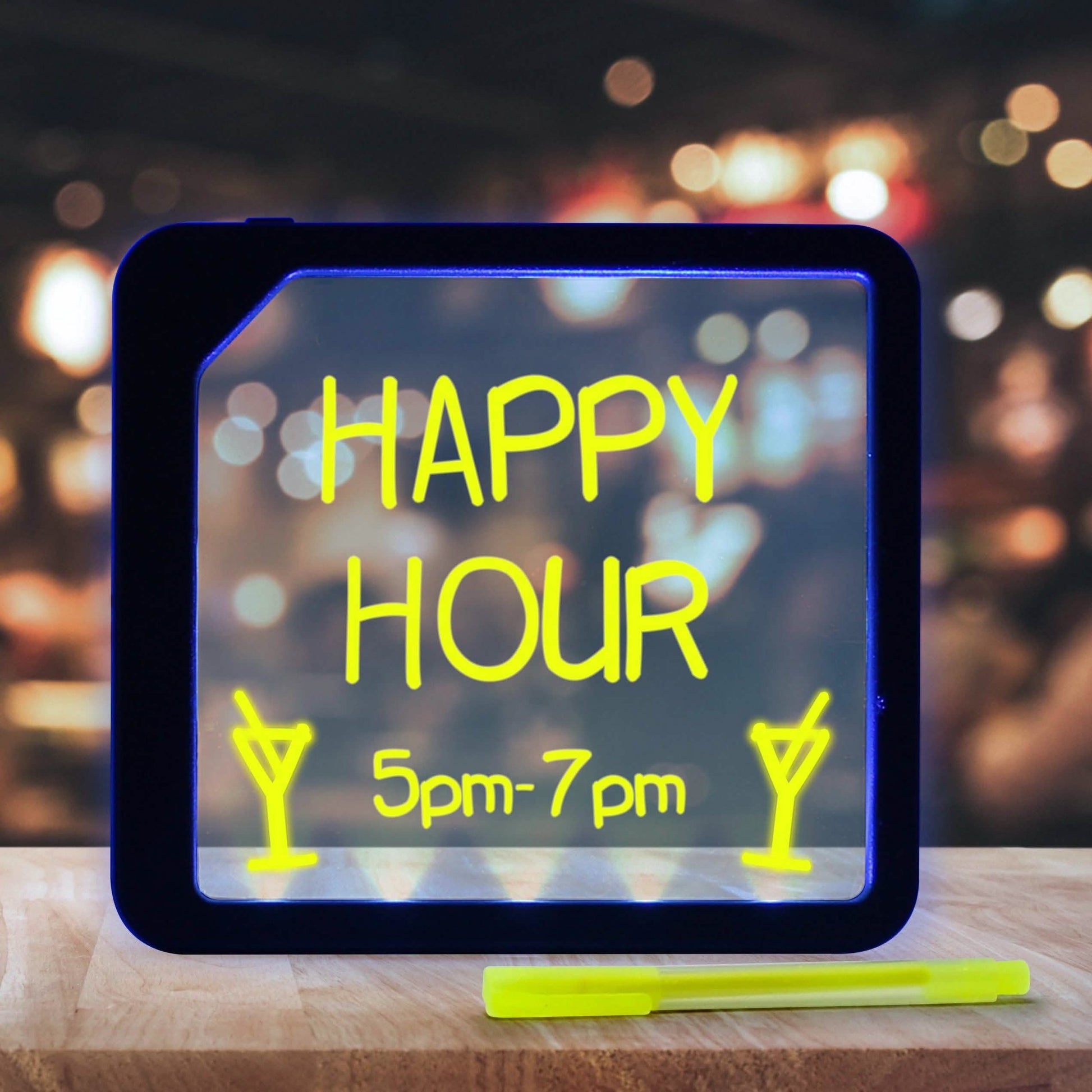 Hearth & Haven Florescent LED Marker Message Board DailySale