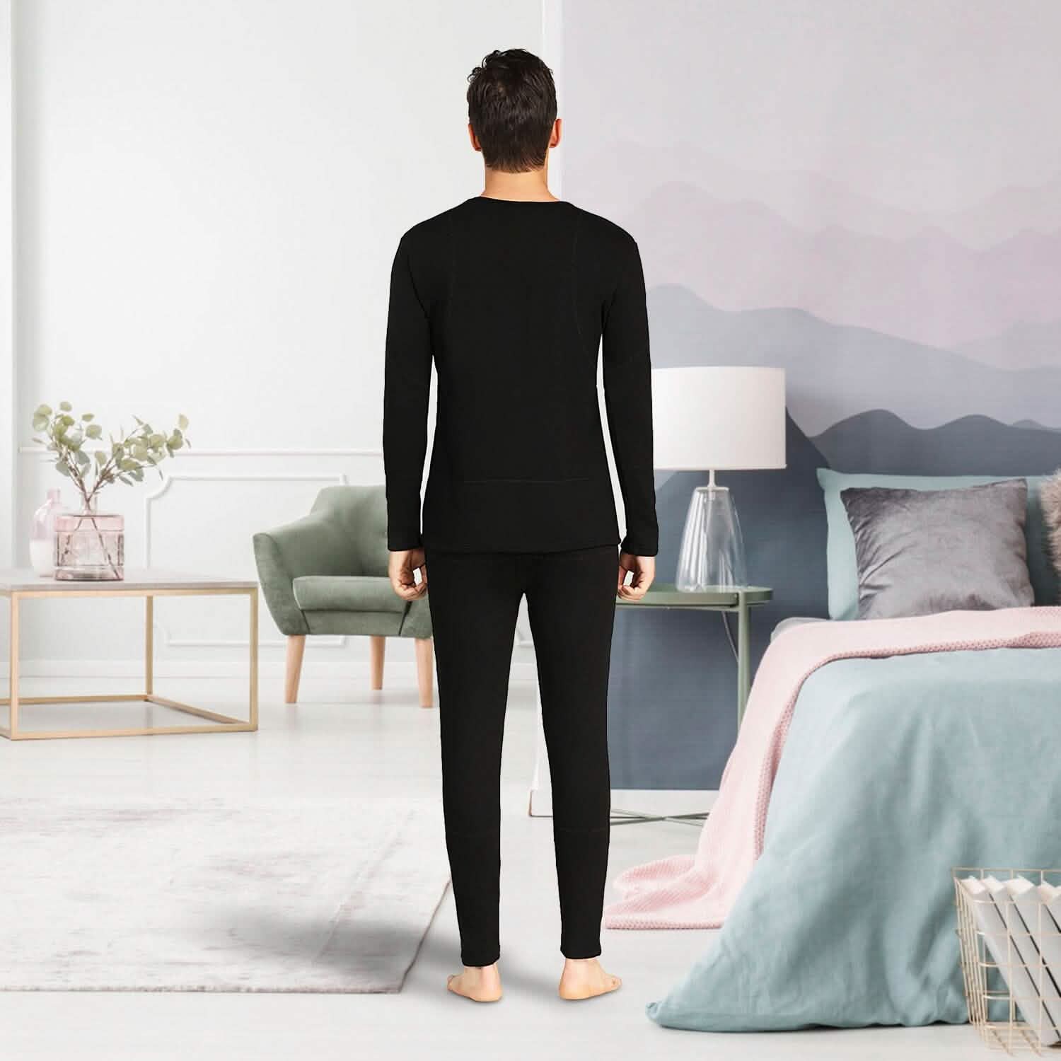 Heated Underwear Long Shirt and Pants Set DailySale