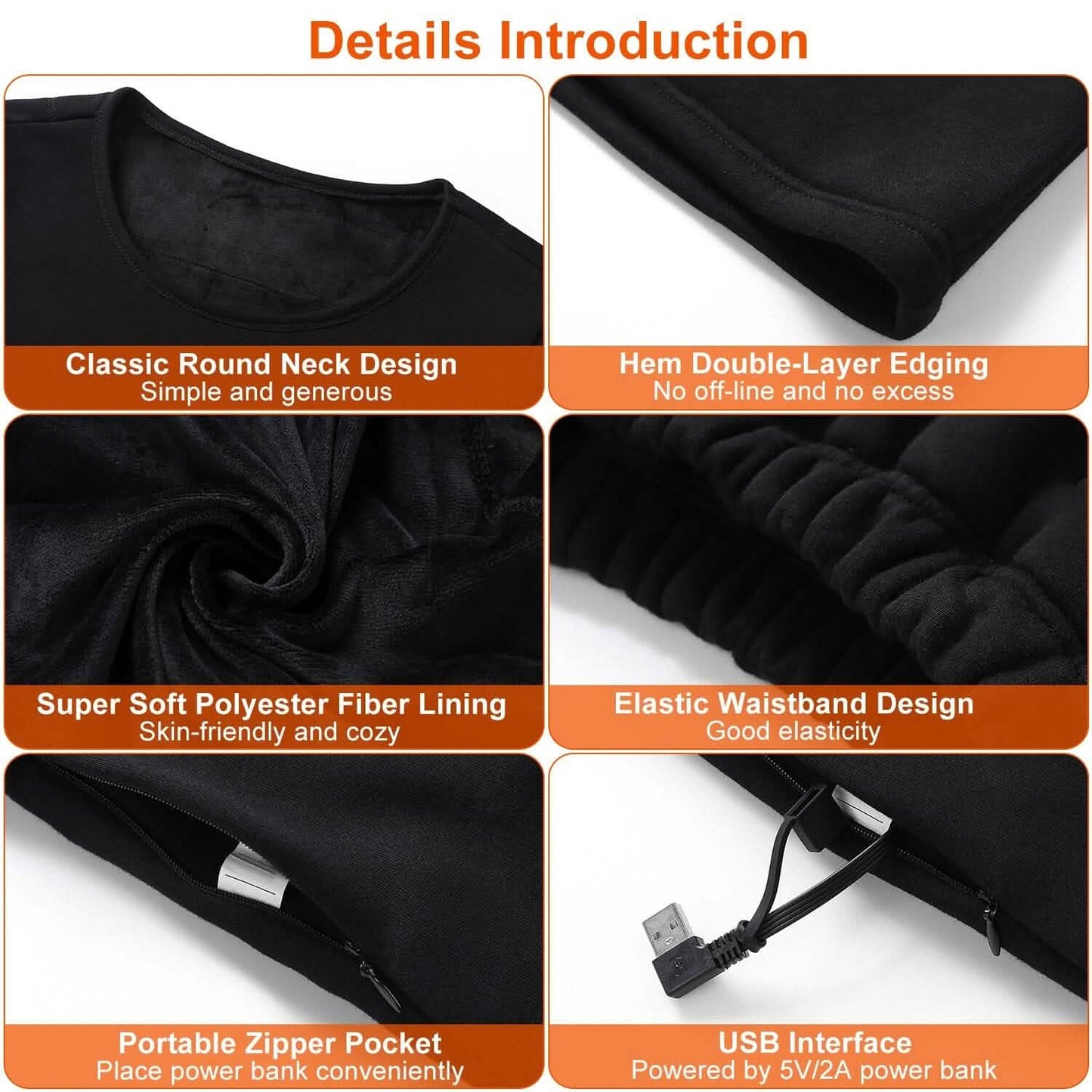 Heated Underwear Long Shirt and Pants Set DailySale