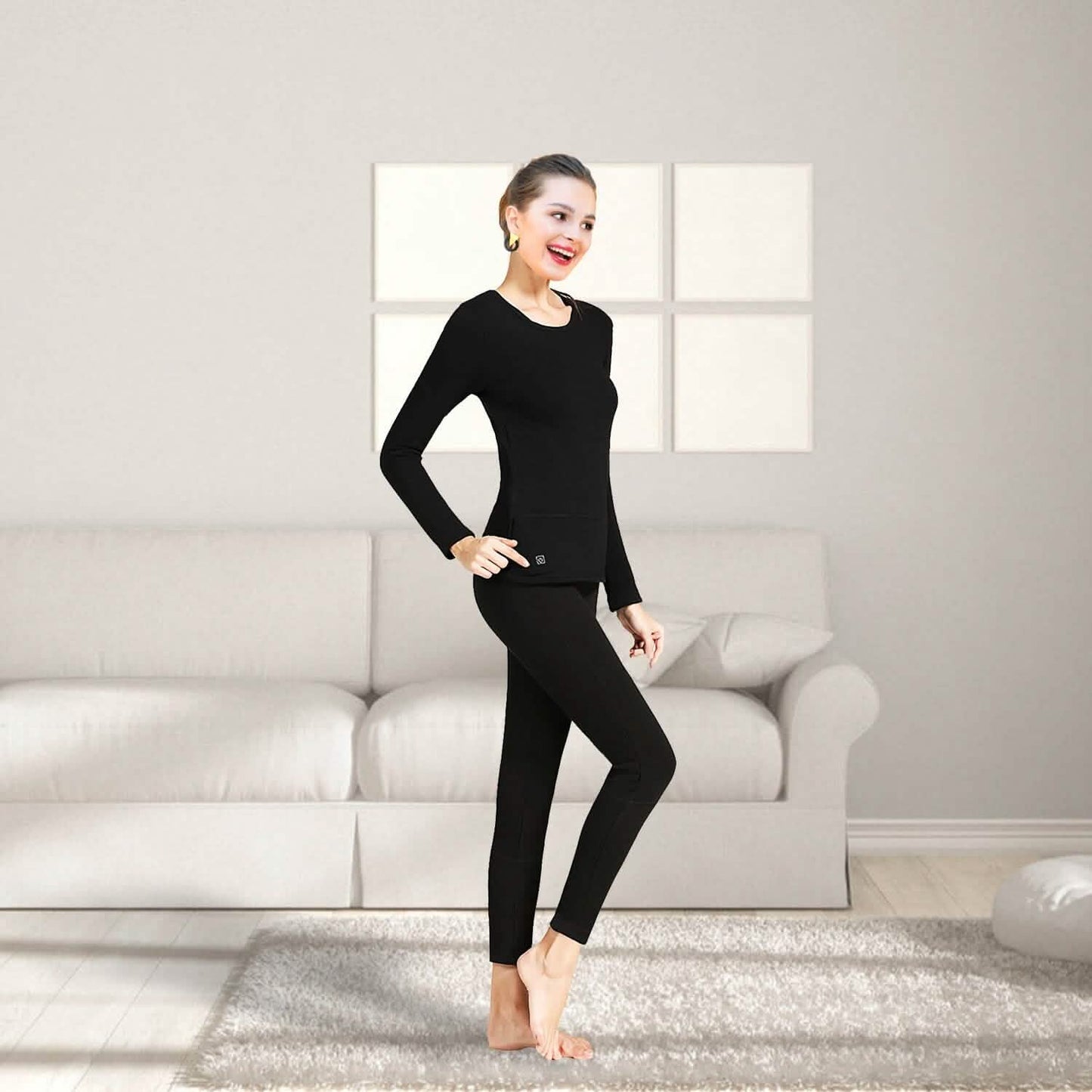 Heated Underwear Long Shirt and Pants Set DailySale