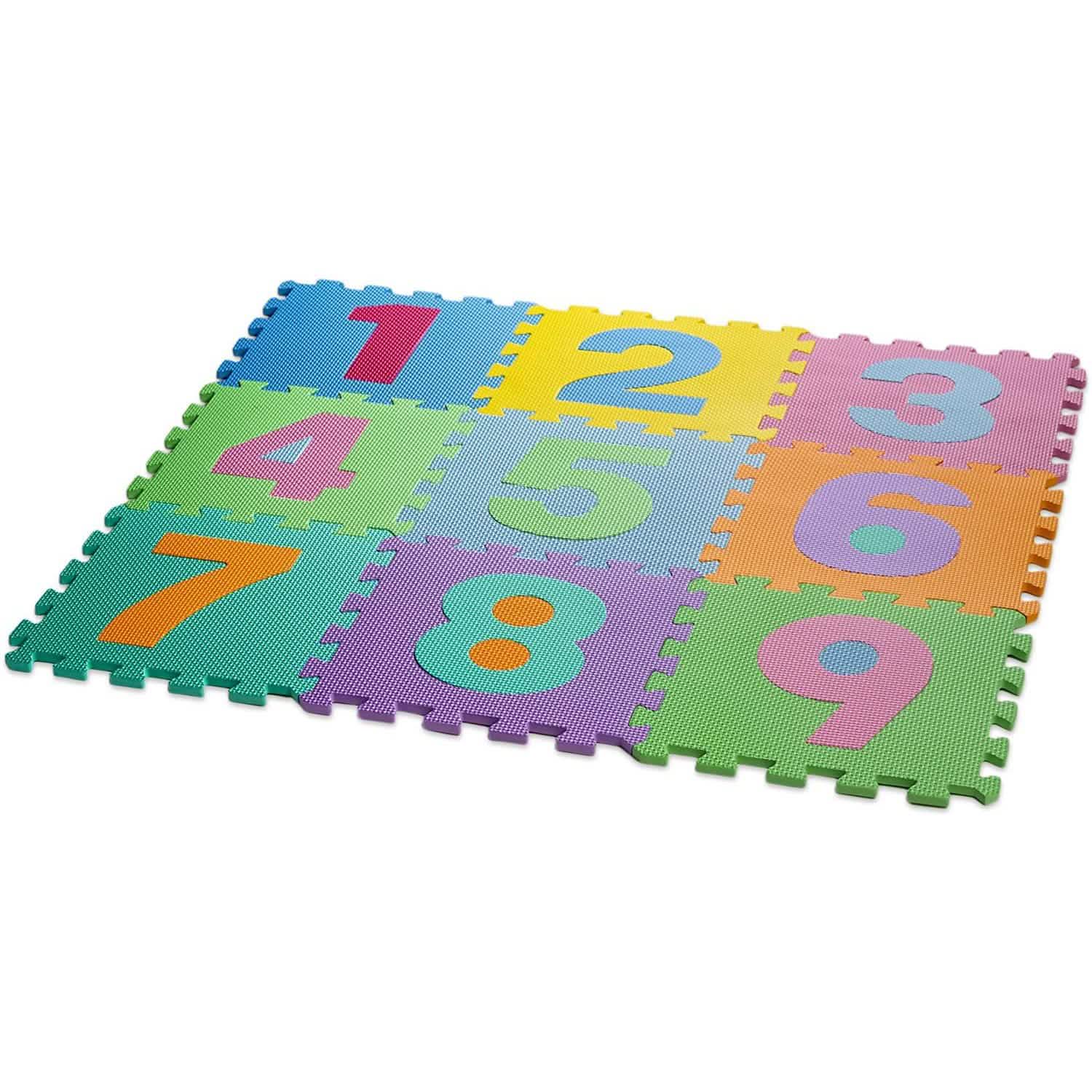 HemingWeigh Kid's Multicolored Numbers Puzzle Play Mat DailySale