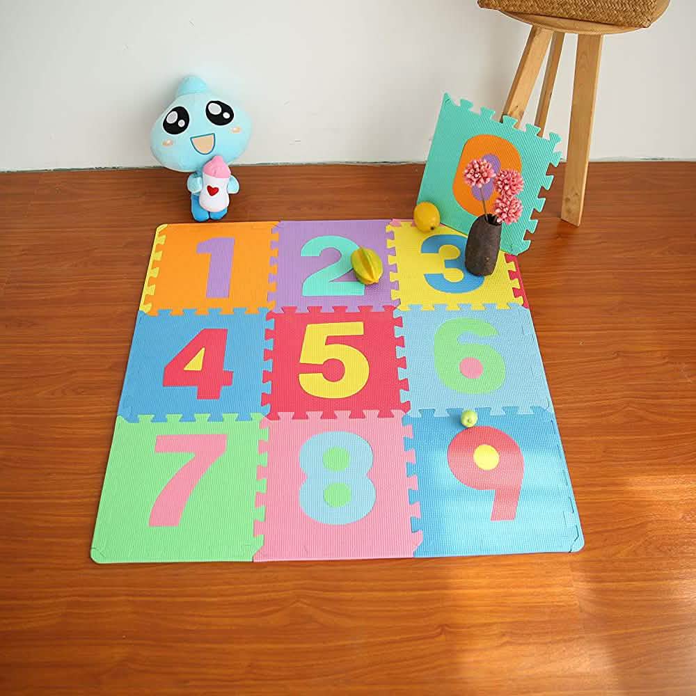 HemingWeigh Kid's Multicolored Numbers Puzzle Play Mat DailySale