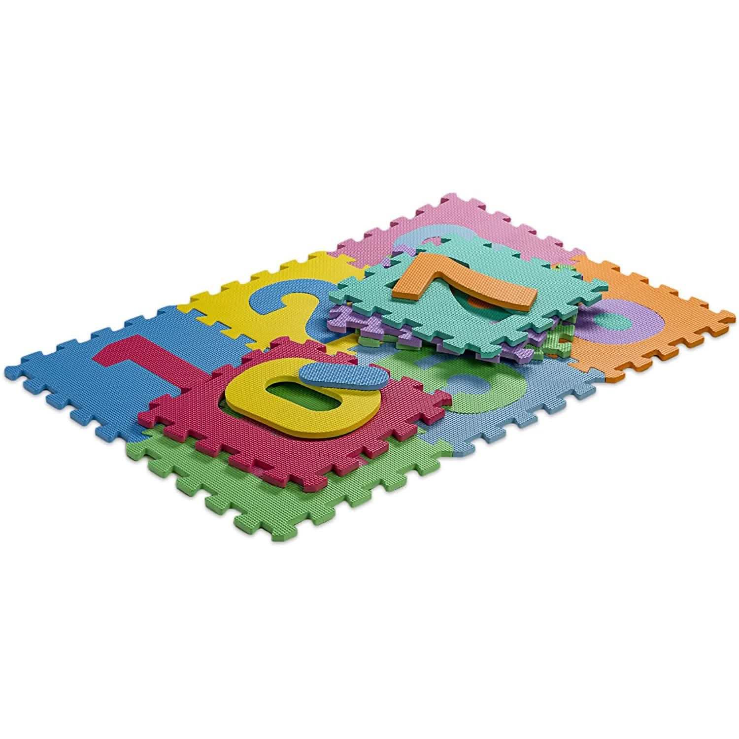 HemingWeigh Kid's Multicolored Numbers Puzzle Play Mat DailySale