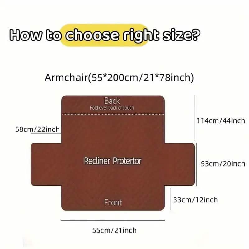 Hexagon Recliner Chair Soft Waterproof Protective Cover DailySale