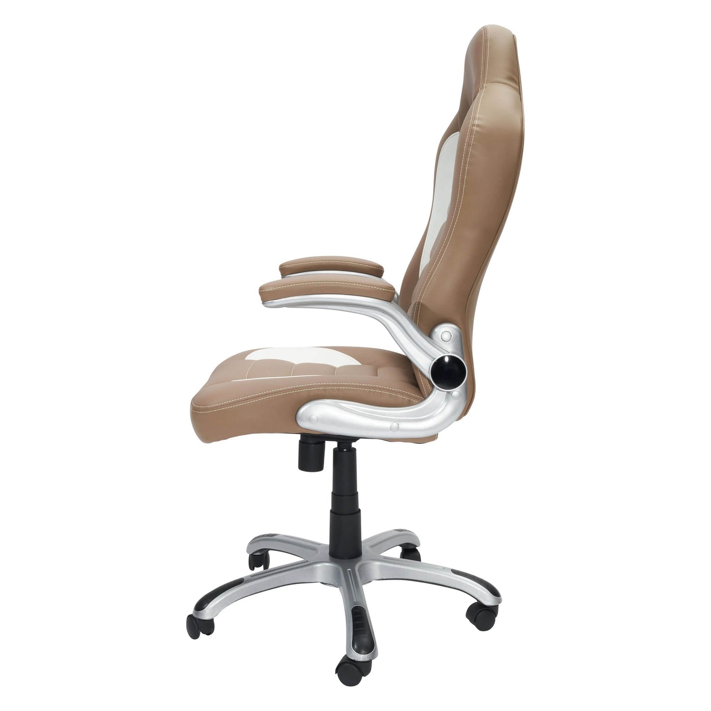 High Back Executive Sport Race Office Chair With Flip-up Arms DailySale