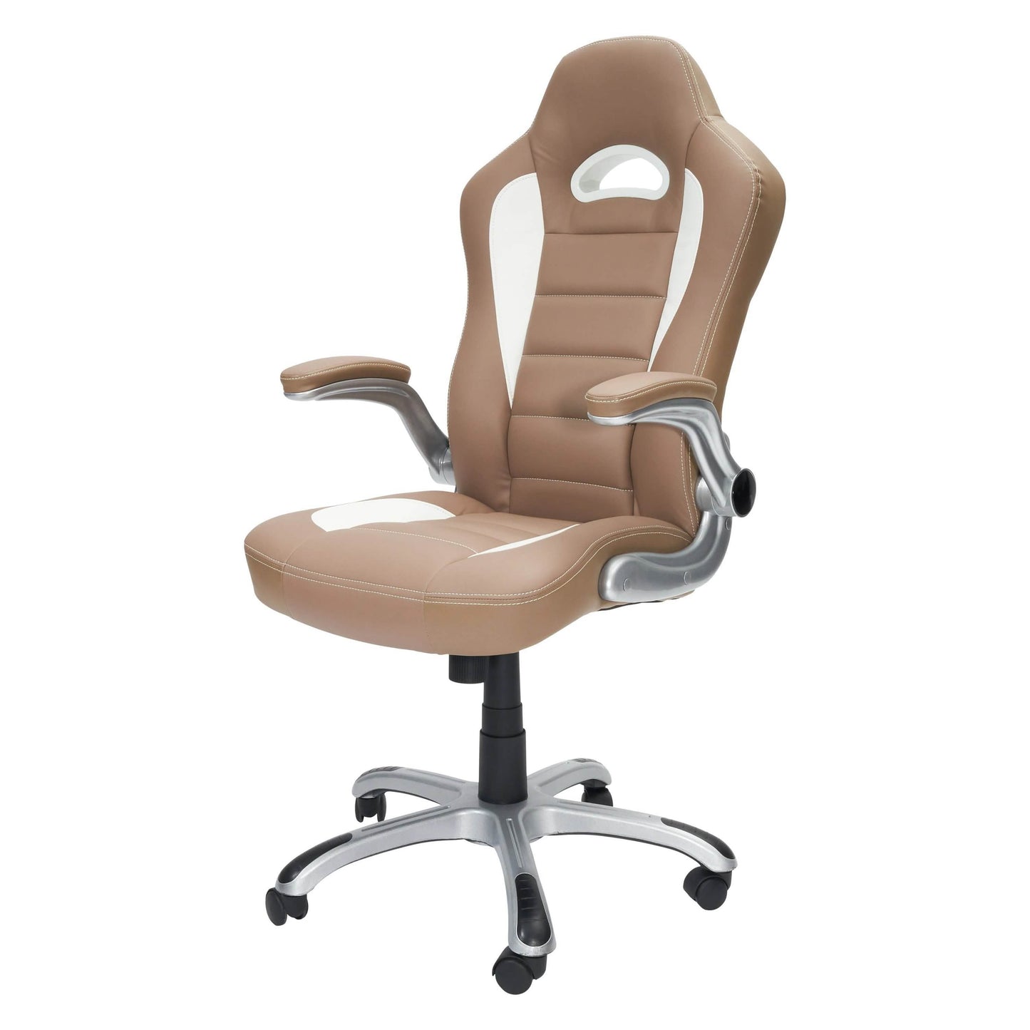 High Back Executive Sport Race Office Chair With Flip-up Arms DailySale