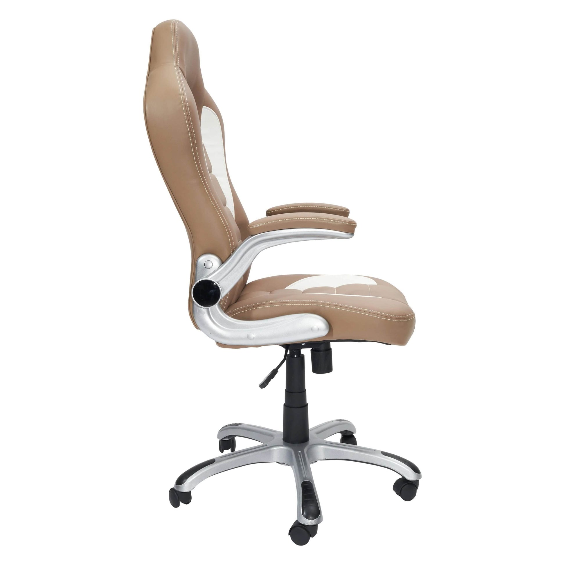 High Back Executive Sport Race Office Chair With Flip-up Arms DailySale