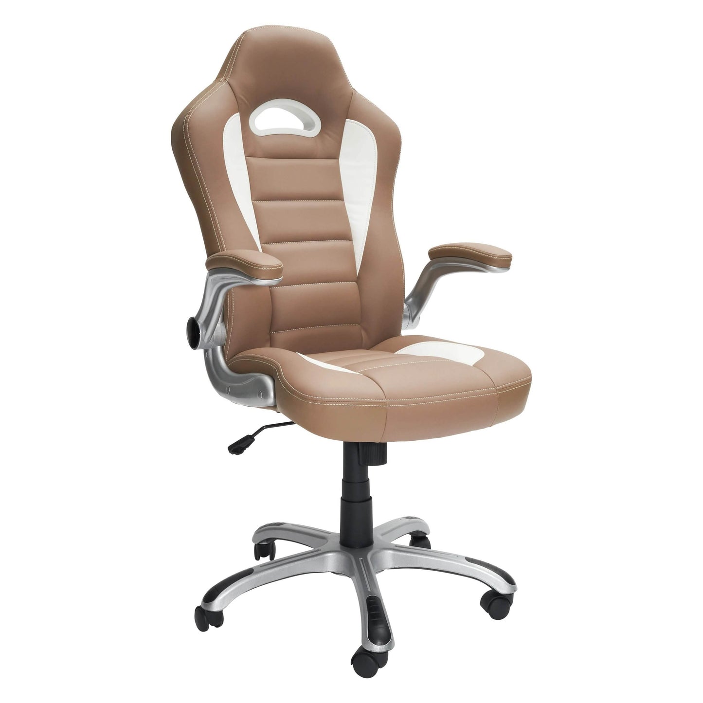 High Back Executive Sport Race Office Chair With Flip-up Arms DailySale