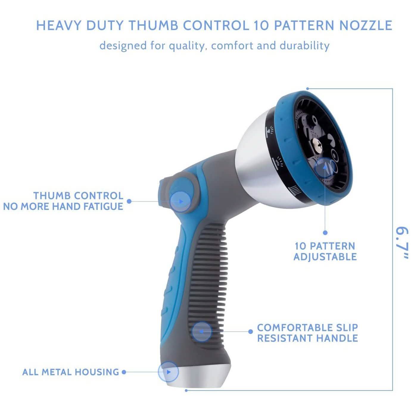 HIGH Pressure Garden Hose Nozzle DailySale
