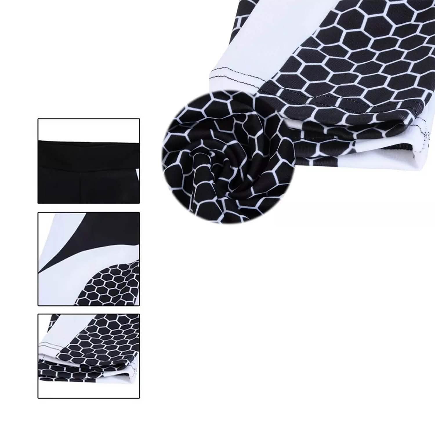 High-Waisted Honeycomb Design Ruched Workouts Fitness Yoga Gym Leggings Pants DailySale