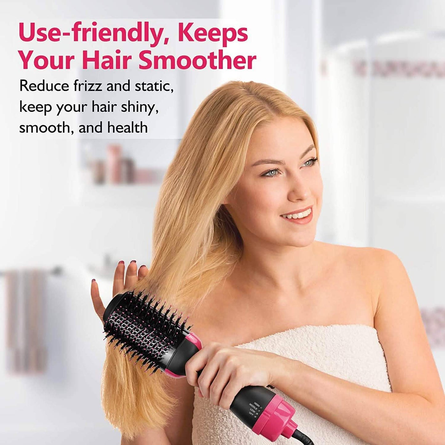 HIPPIH Hot Air Brush Styler and Dryer DailySale