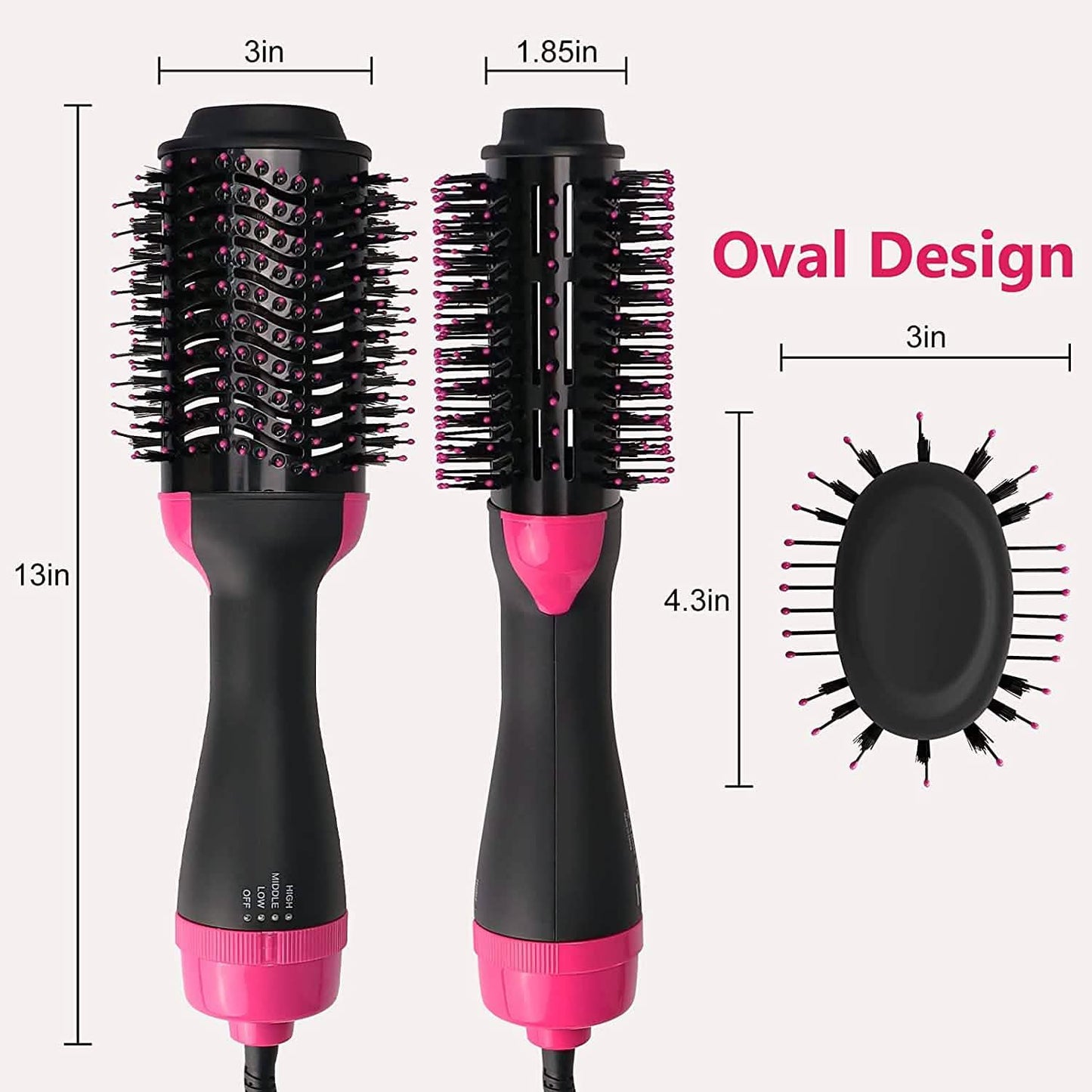HIPPIH Hot Air Brush Styler and Dryer DailySale