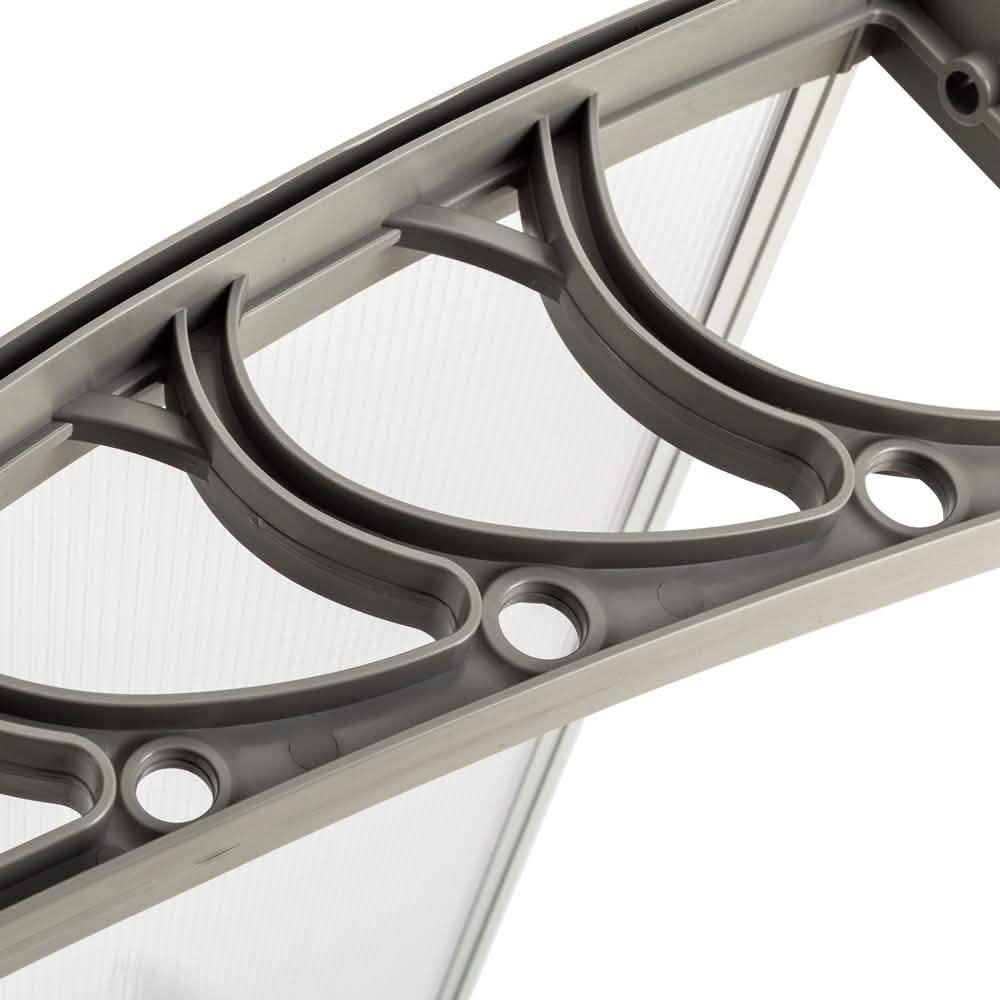 Hommoo 40"x 40" Polycarbonate Window Door Awning DailySale