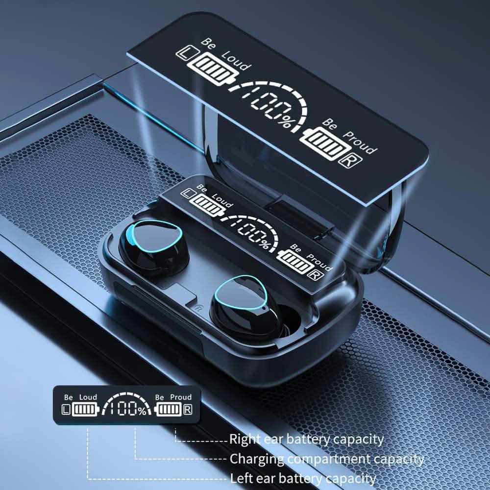 Hornorm Bluetooth 5.1 Earphones Auto Pairing Bluetooth Headphones DailySale