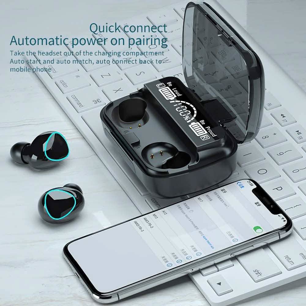 Hornorm Bluetooth 5.1 Earphones Auto Pairing Bluetooth Headphones DailySale
