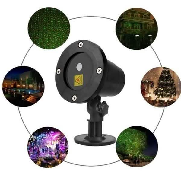 Hot Outdoor Indoor Waterproof Green & Red Laser Projector Light DailySale