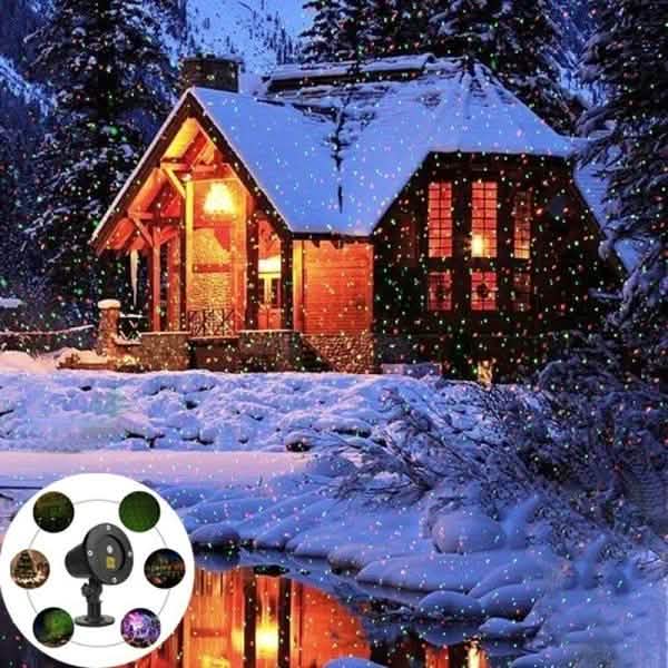 Hot Outdoor Indoor Waterproof Green & Red Laser Projector Light DailySale