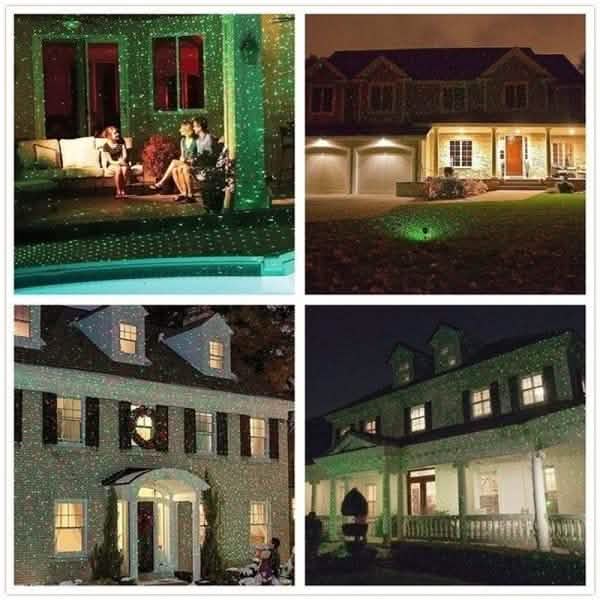 Hot Outdoor Indoor Waterproof Green & Red Laser Projector Light DailySale