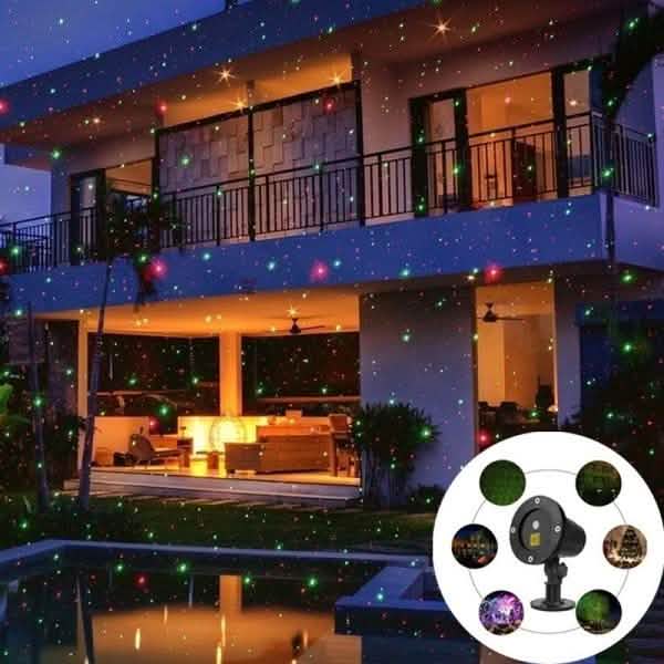 Hot Outdoor Indoor Waterproof Green & Red Laser Projector Light DailySale