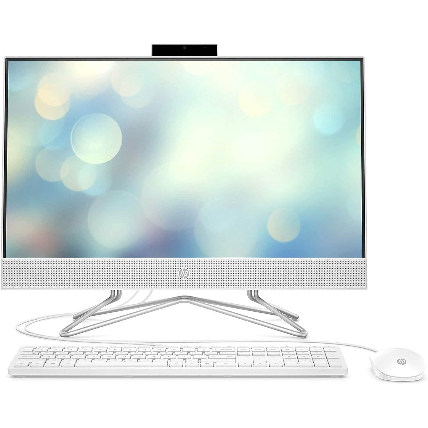 HP 22" All-in-One Desktop AMD Athlon Silver 4GB RAM 256 GB SSD Windows 11 Home (Refurbished) DailySale