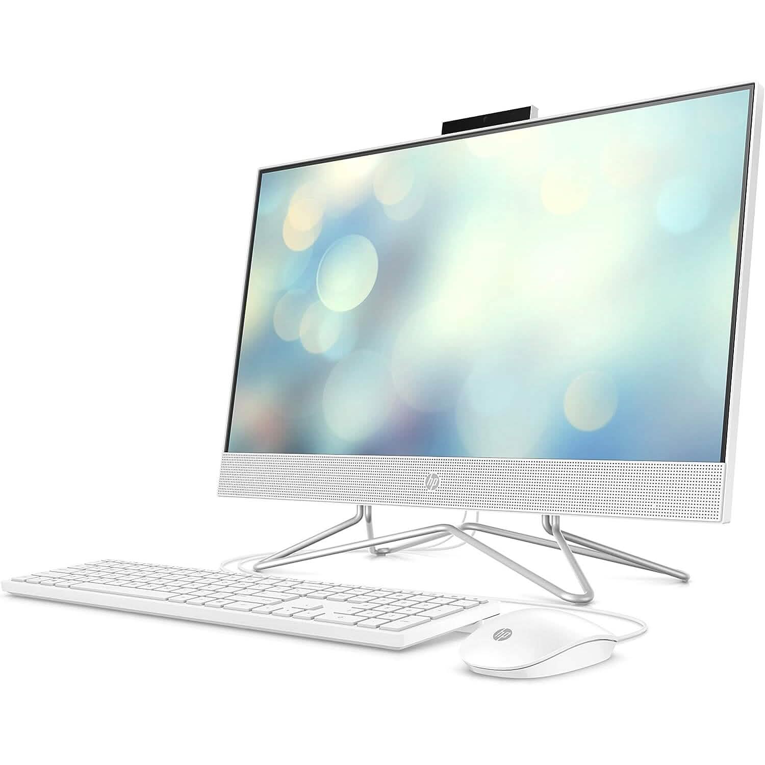 HP 22" All-in-One Desktop AMD Athlon Silver 4GB RAM 256 GB SSD Windows 11 Home (Refurbished) DailySale