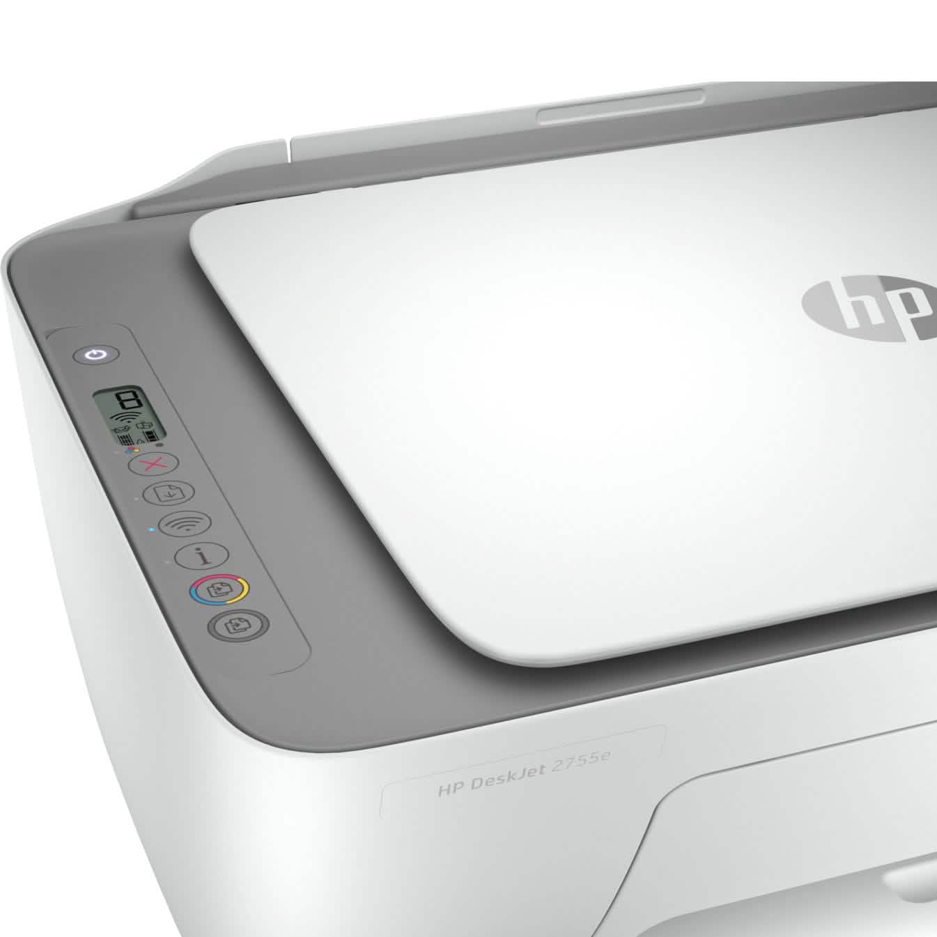 HP DeskJet 2755e All-in-One Inkjet Printer Color Mobile Print Copy Scan (Refurbished) DailySale