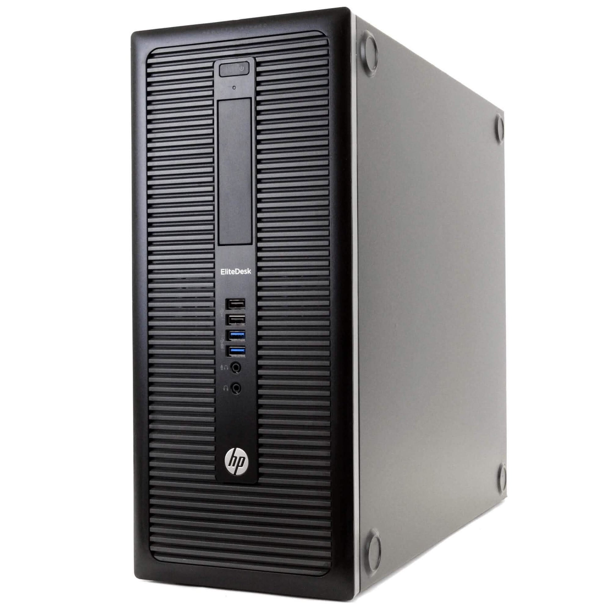 HP EliteDesk 800 G1 PC Windows 10 with 22" Widescreen Monitor (Refurbished) DailySale