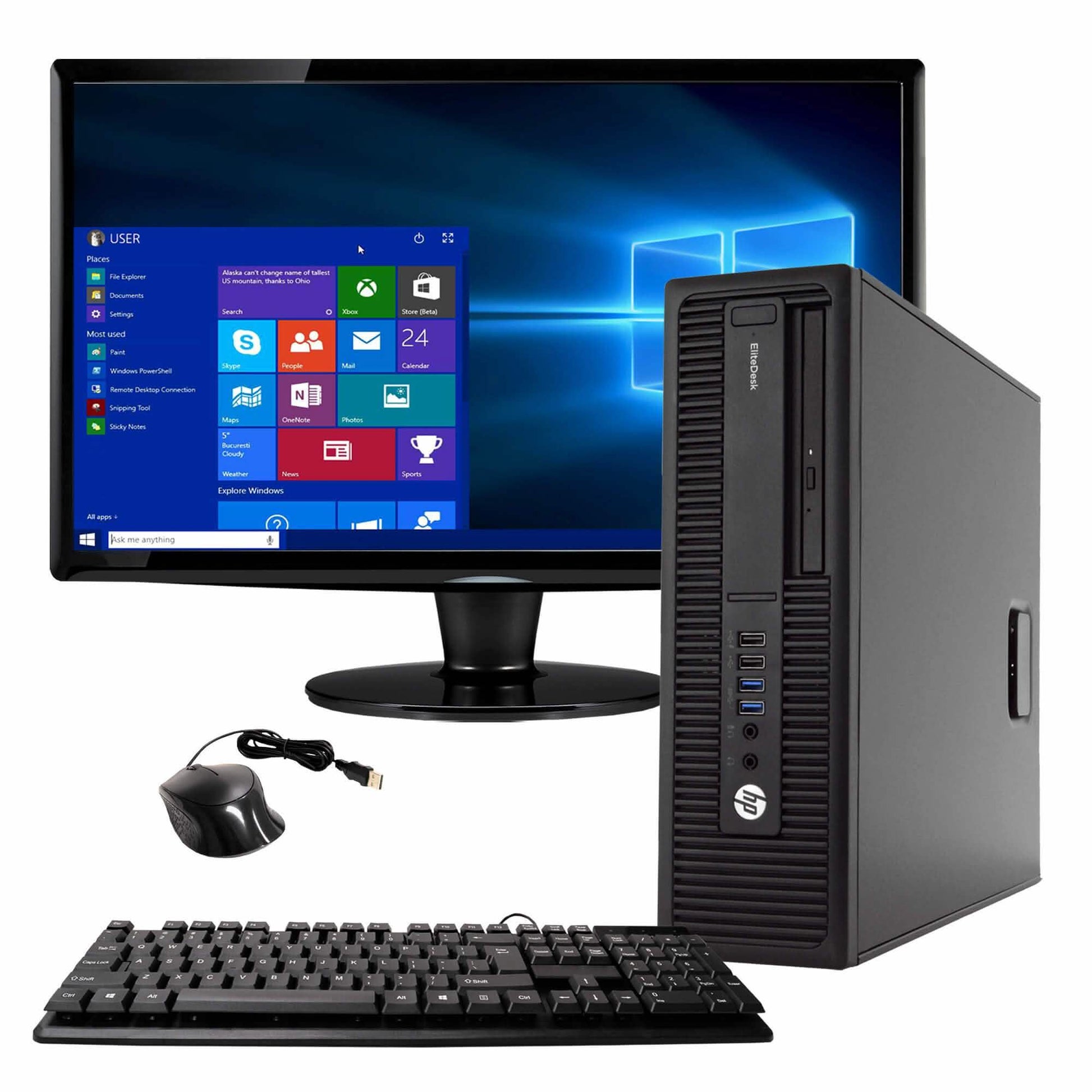 HP EliteDesk 800 G2 Desktop Computer (Refurbished) DailySale