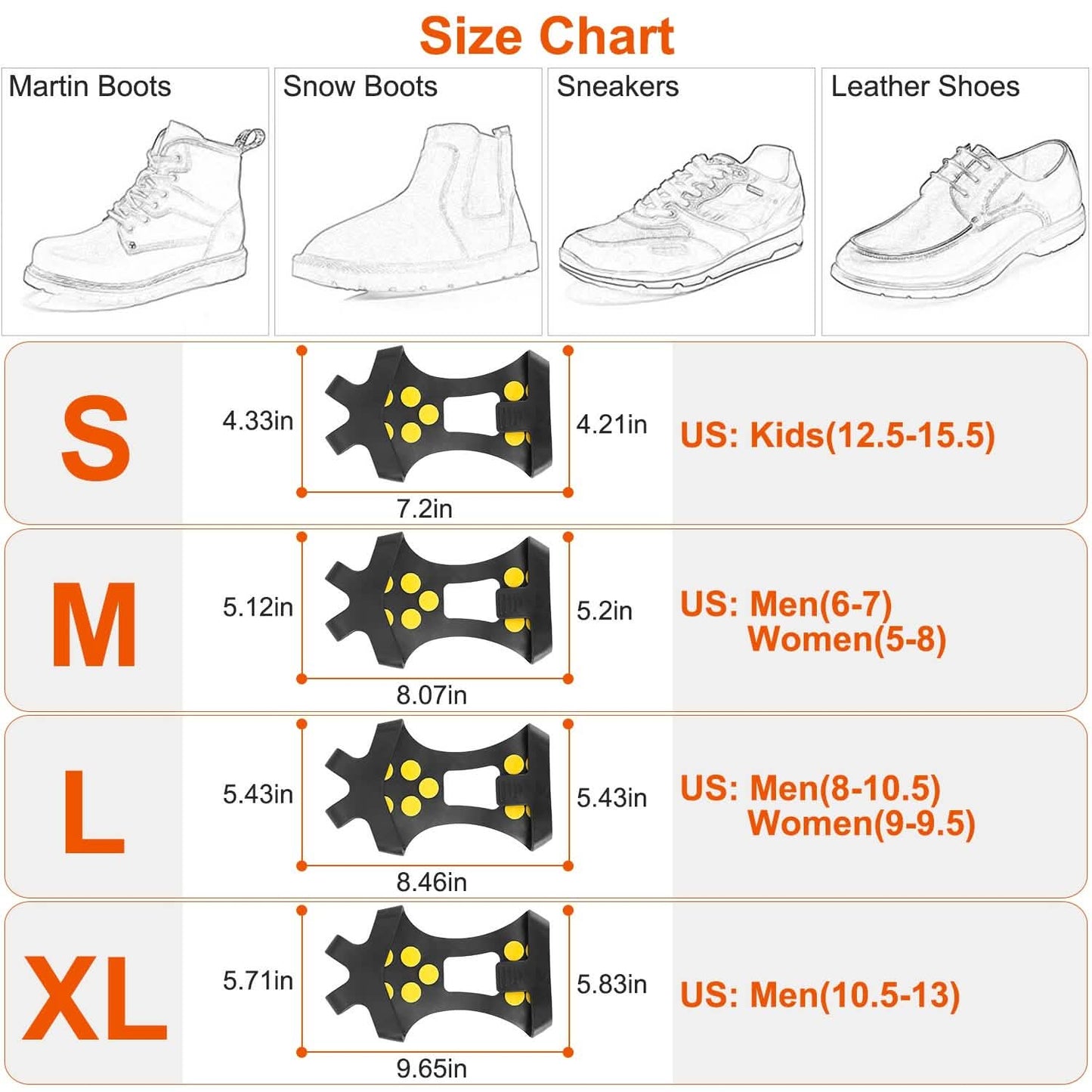 Ice Snow Grips Anti Slip Over Shoe DailySale