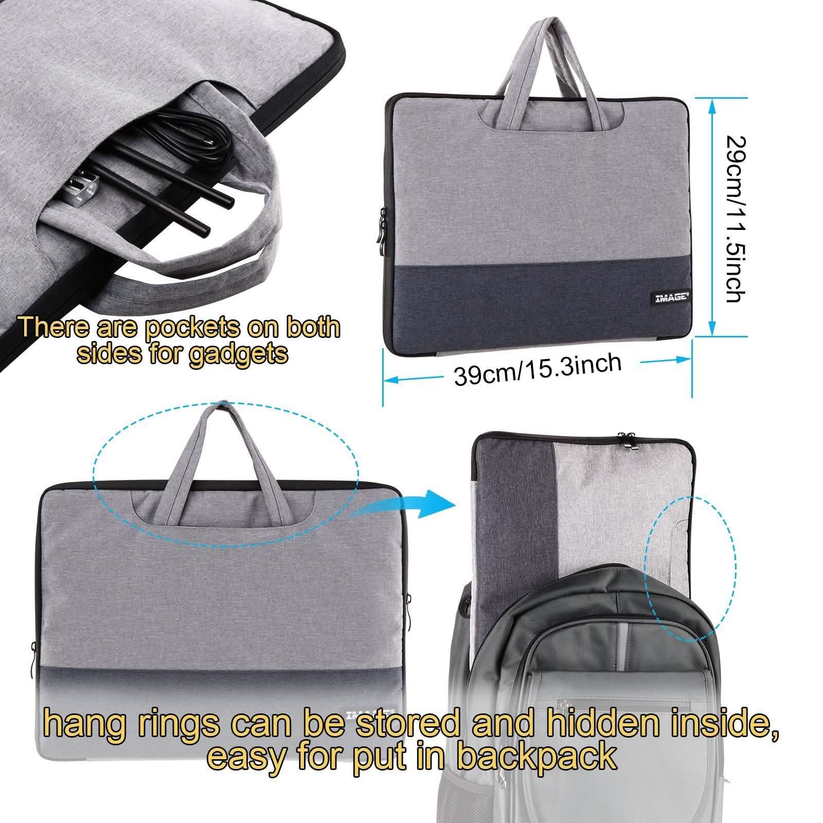 IMAGE 14 " Laptop Sleeve Travel Storage Case Pouch Cover with Pockets DailySale