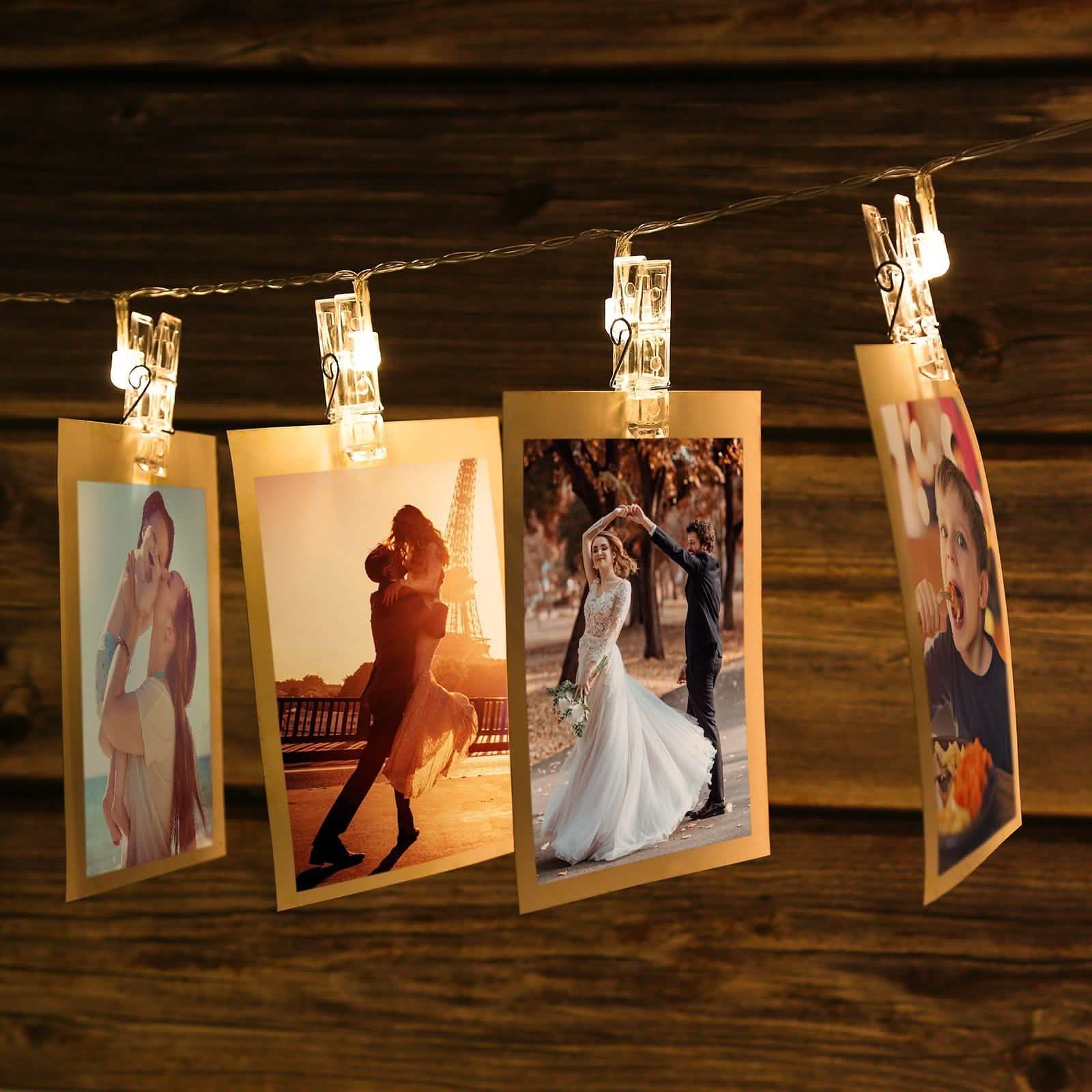 IMAGE 7ft 20 Photo Clips LED String Lights DailySale