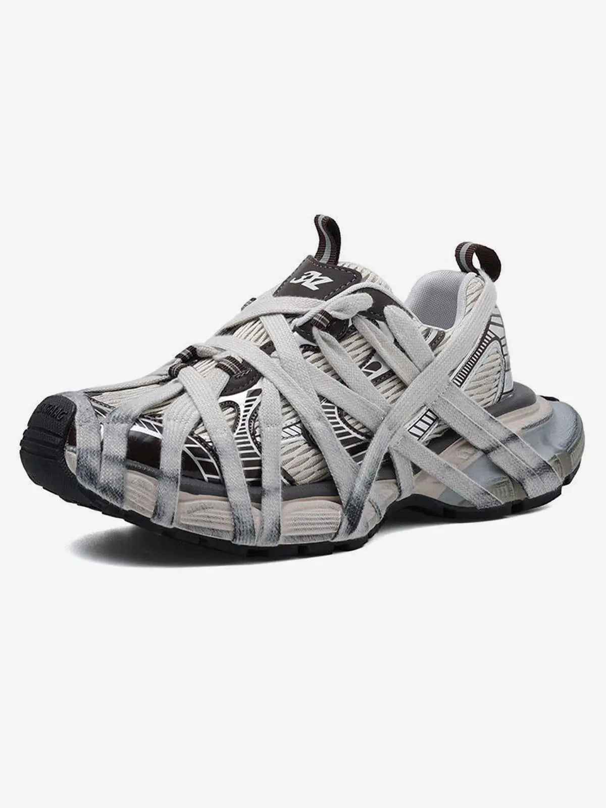 Sneakers High Street Lace - Luxury Urban "Cloud-Chassis" High-Top Trainer