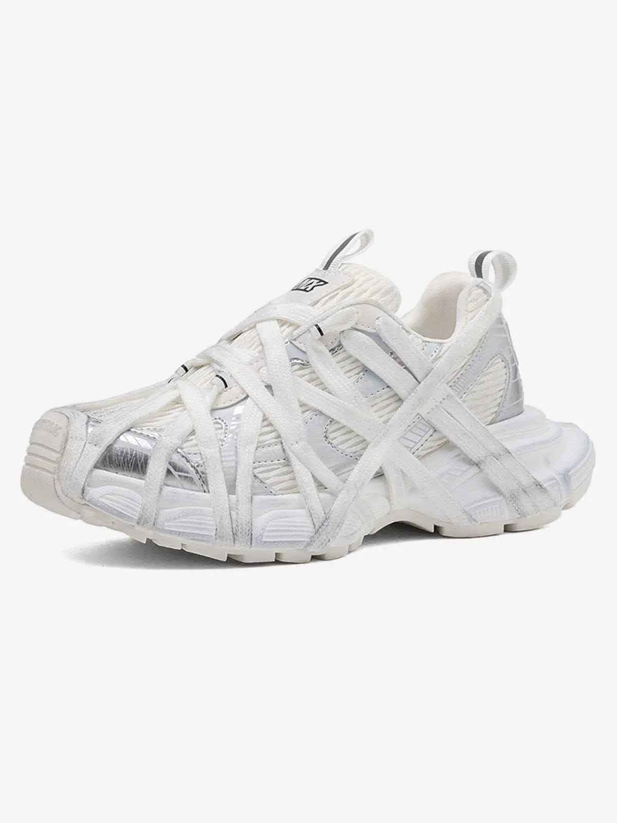 Sneakers High Street Lace - Luxury Urban "Cloud-Chassis" High-Top Trainer