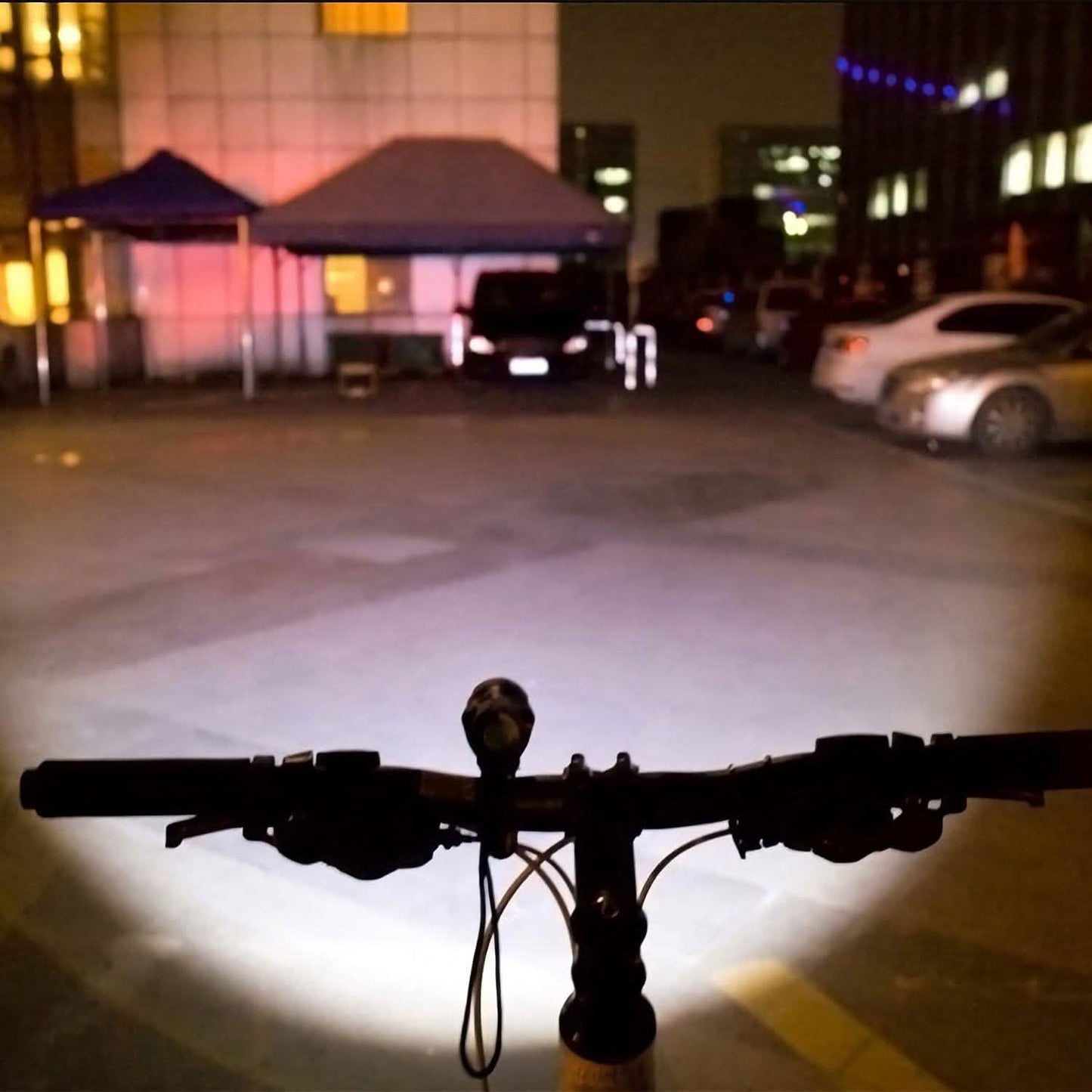 iMounTEK Bike Front Flashlight IPX4 Water-Resistant with Tail Warning/Safety LED Lamp DailySale