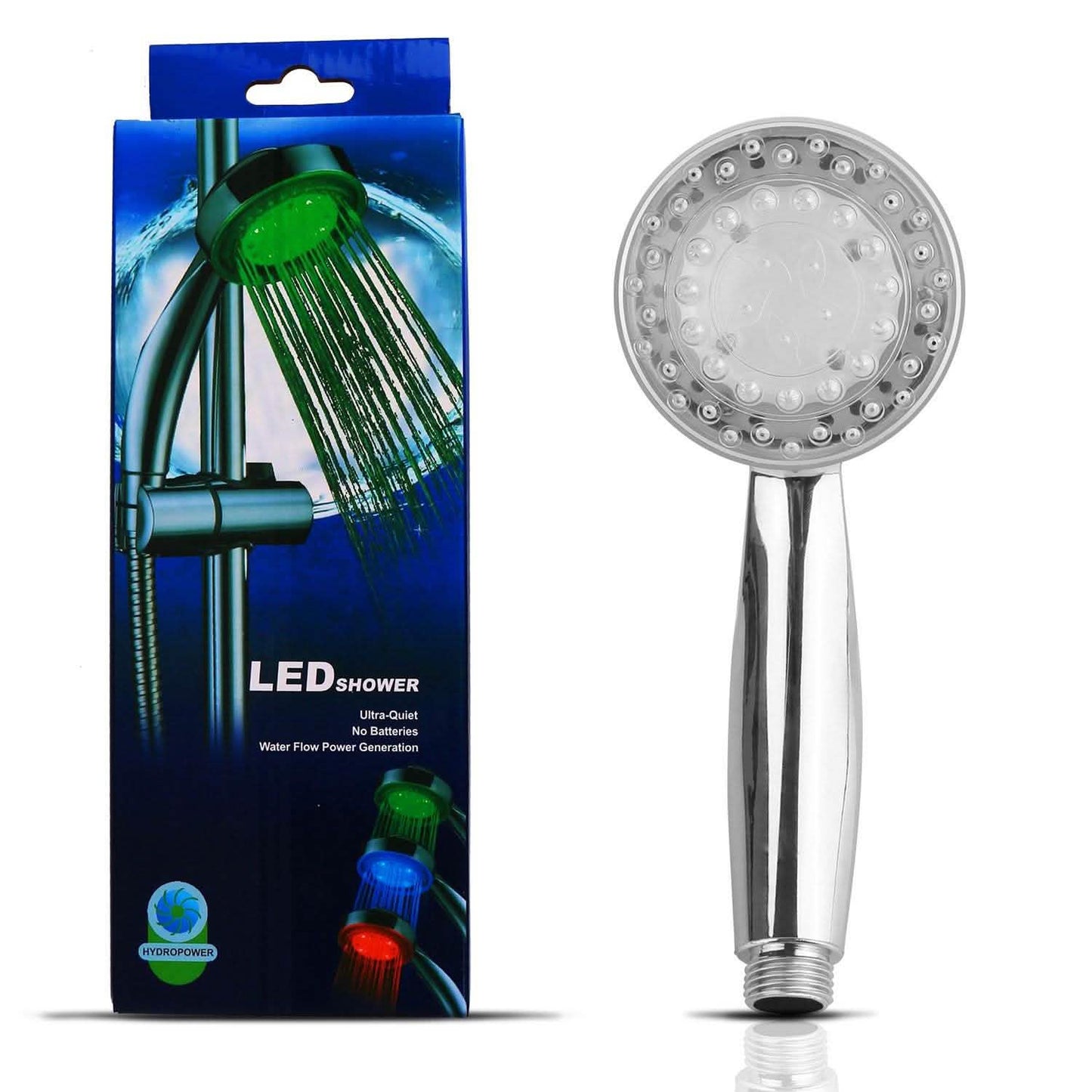 iMounTEK Color-Changing Hydropower LED Shower Head DailySale