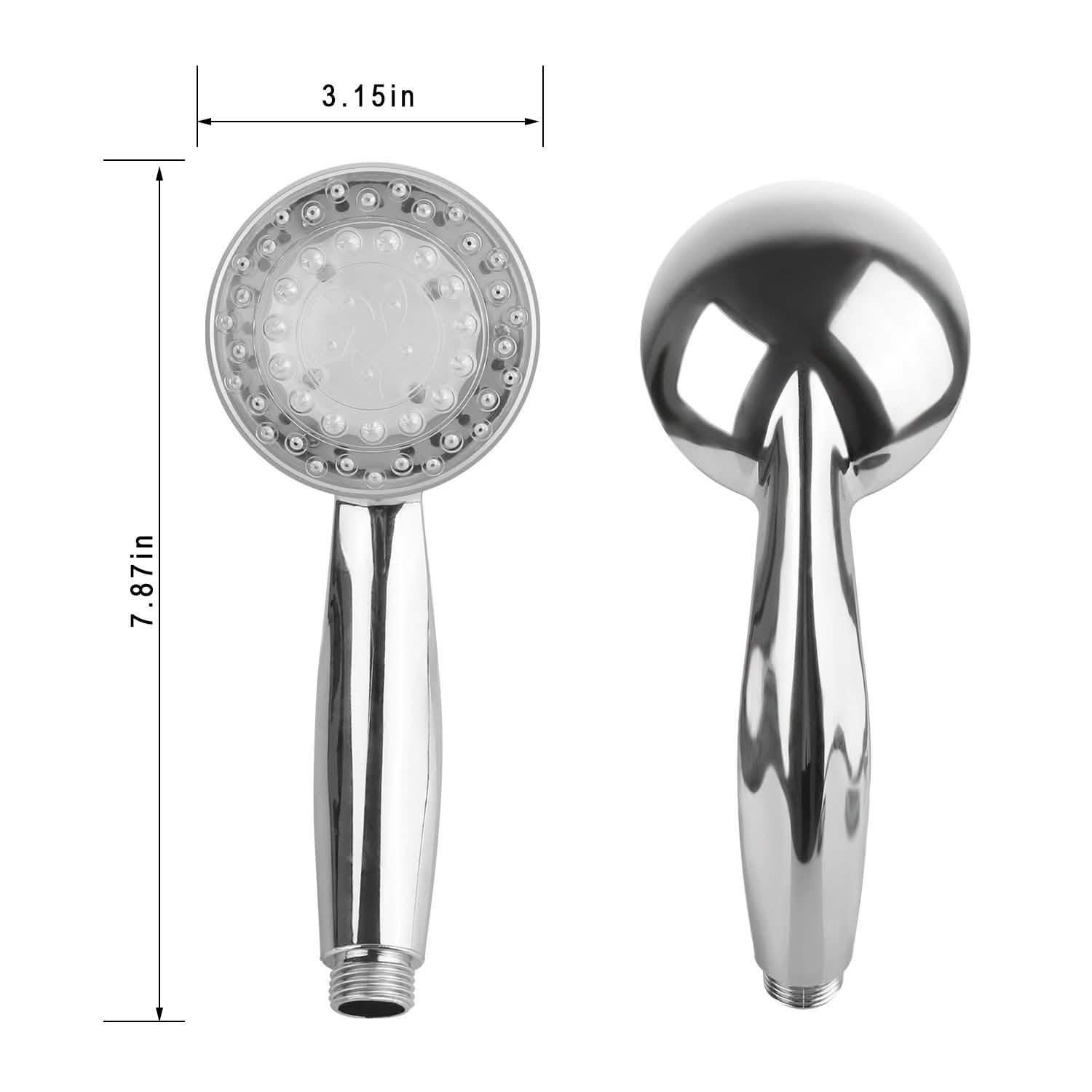 iMounTEK Color-Changing Hydropower LED Shower Head DailySale
