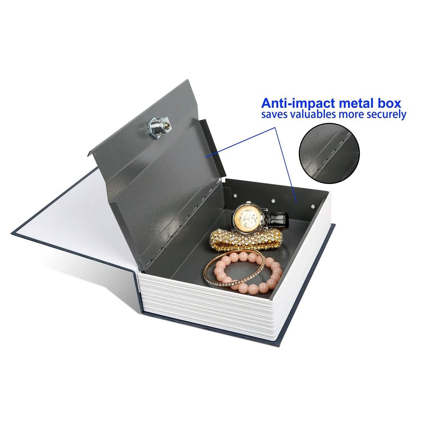 iMountek Dictionary Safe Secret Diversion Book Metal Box DailySale