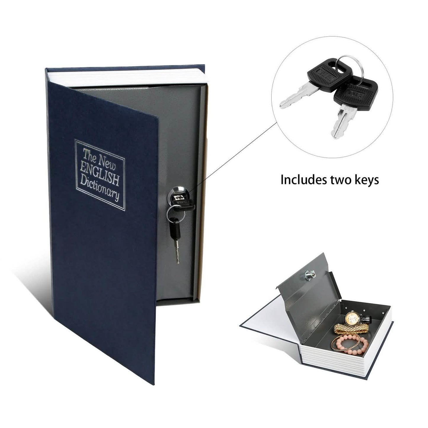 iMountek Dictionary Safe Secret Diversion Book Metal Box DailySale