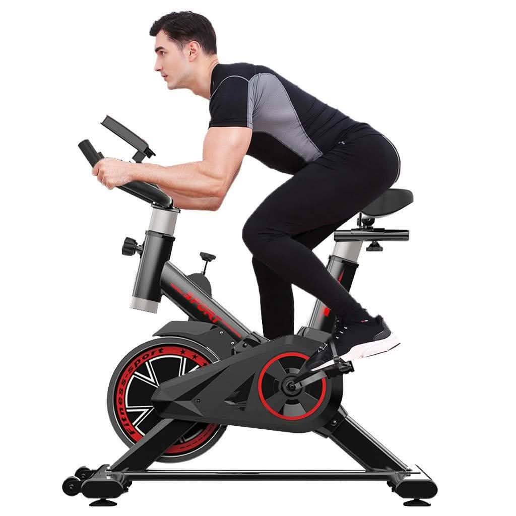 Indoor Cycling Stationary Bike Belt Drive with LCD Monitor DailySale