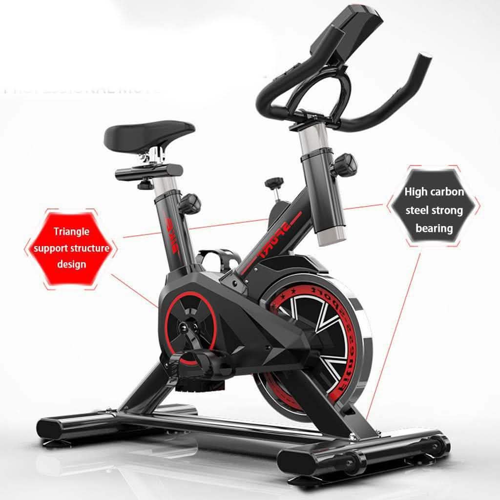 Indoor Cycling Stationary Bike Belt Drive with LCD Monitor DailySale