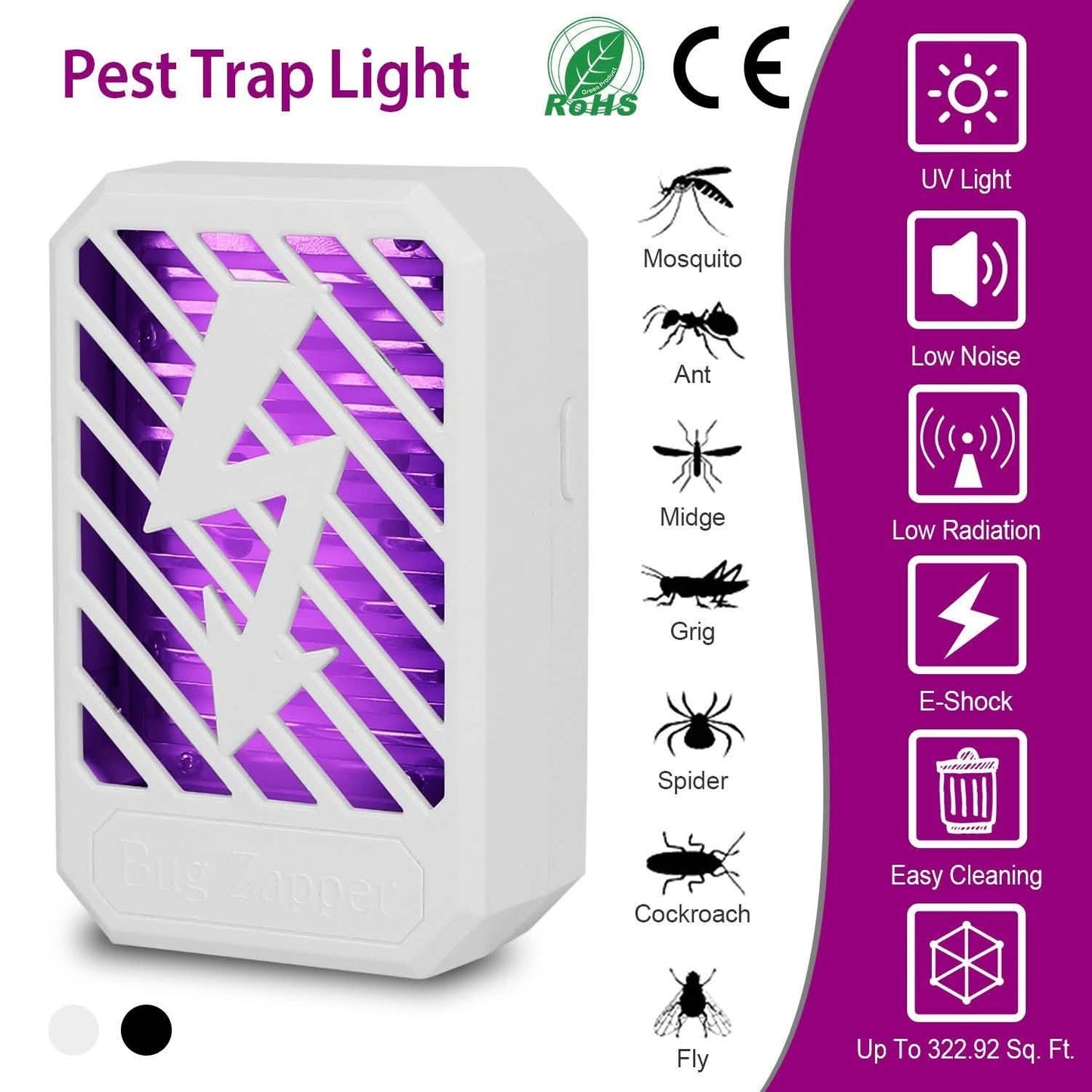 Indoor Plug In Bug Electric Zapper DailySale