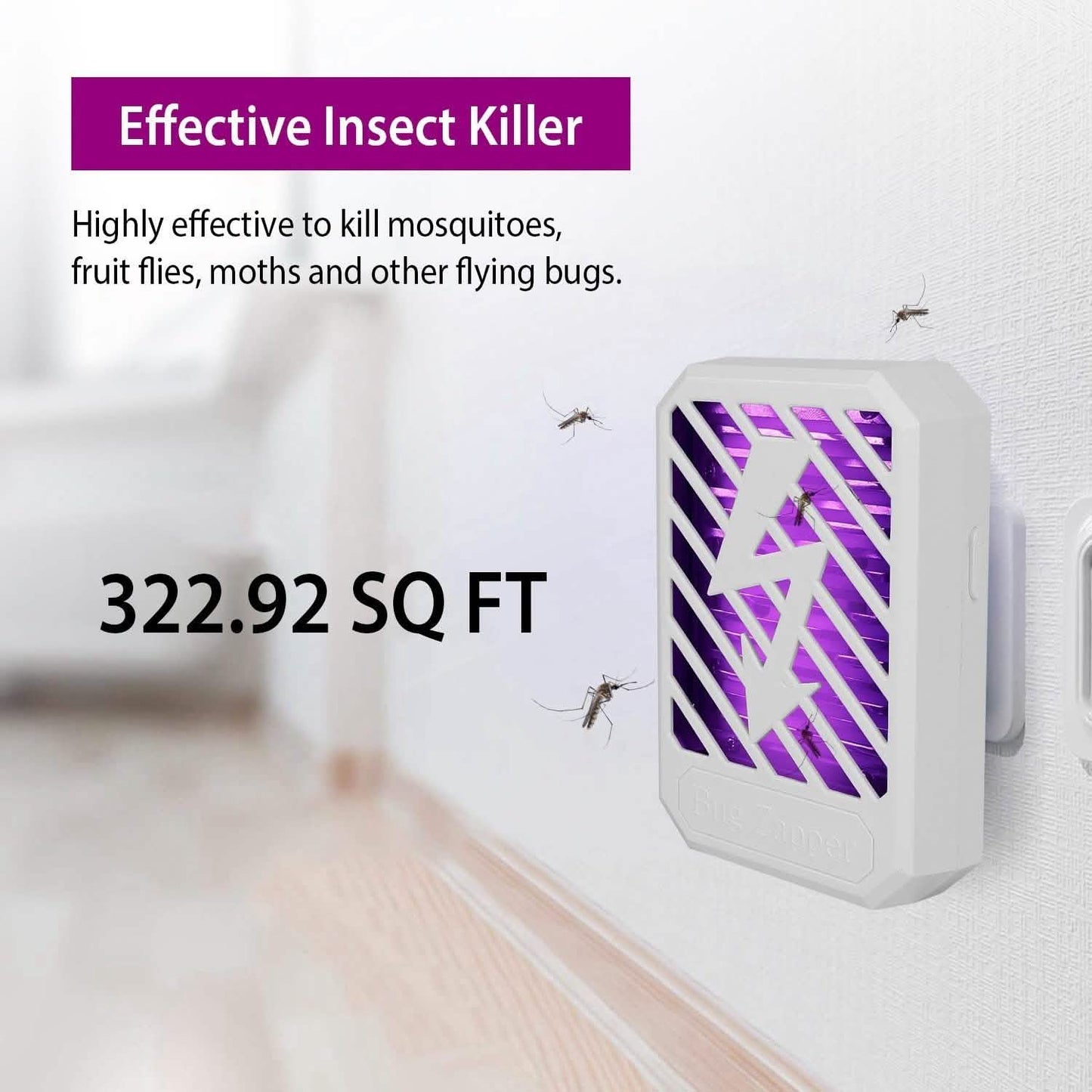 Indoor Plug In Bug Electric Zapper DailySale