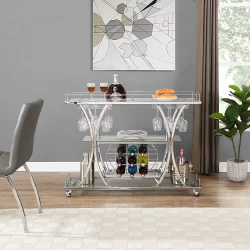 Industrial Bar Cart Kitchen Bar Service Cart DailySale