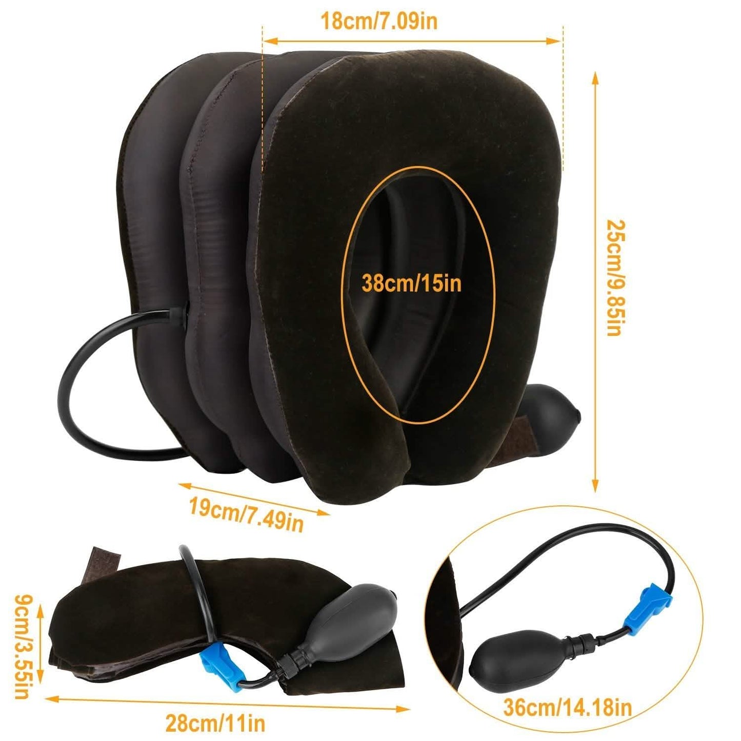 Inflatable Cervical Neck Traction Pillow DailySale