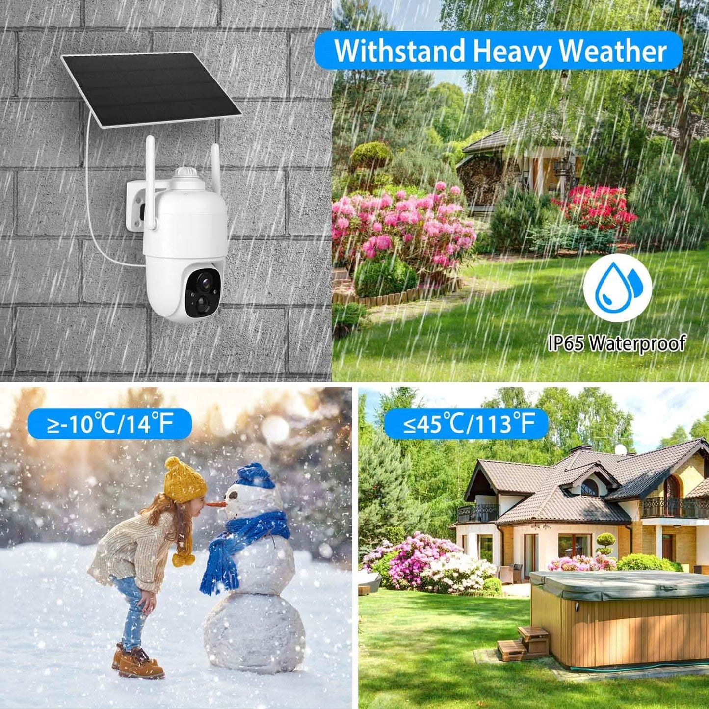 IP65 Solar Wireless Security Camera DailySale