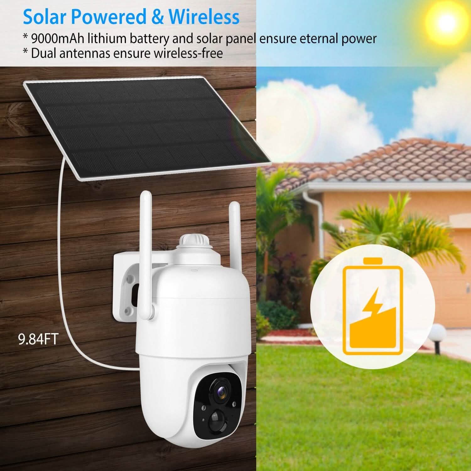 IP65 Solar Wireless Security Camera DailySale