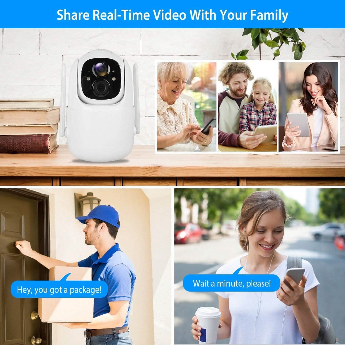 IP65 Solar Wireless Security Camera DailySale