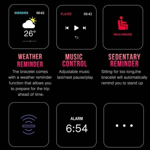 IP67 Waterproof Bluetooth  Sport Smart Watch DailySale